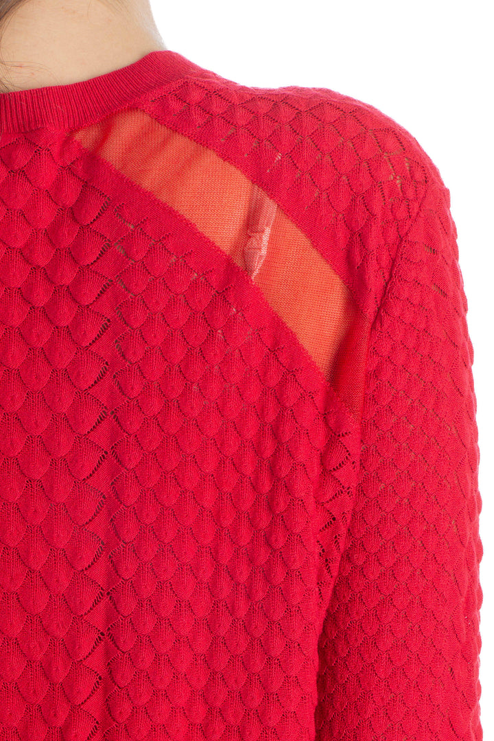 Blusa The Kooples rojo, detalle 6 – ClosetRehab