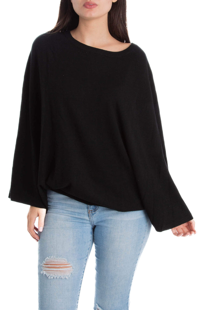 Suéter Blue Sand negro, vista frontal – ClosetRehab