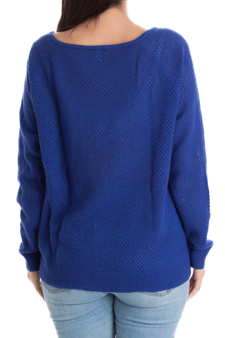 Suéter Blue Saks Fifth Avenue azul, vista lateral – ClosetRehab