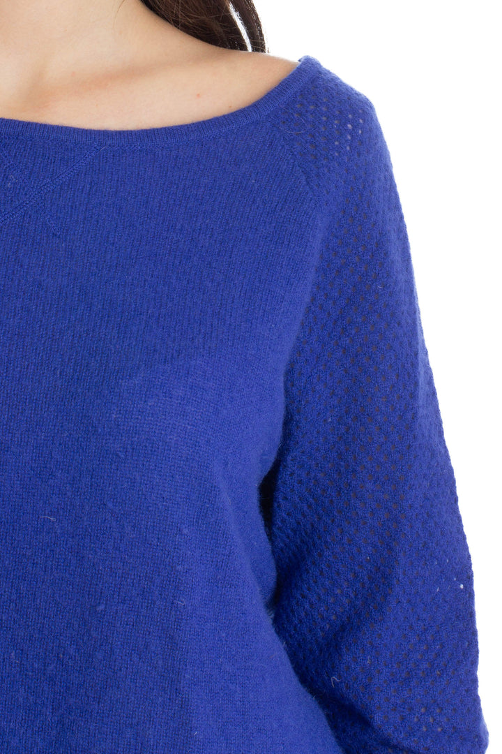 Suéter Blue Saks Fifth Avenue azul, detalle – ClosetRehab