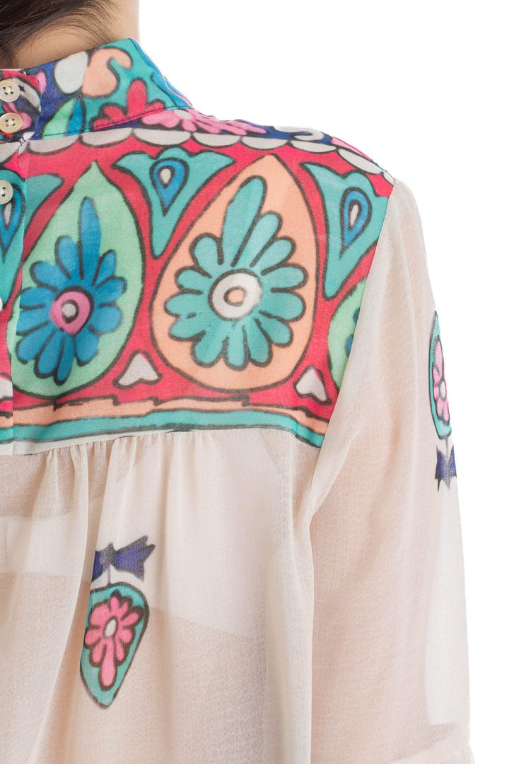 Blusa Anna Sui café, detalle 6 – ClosetRehab