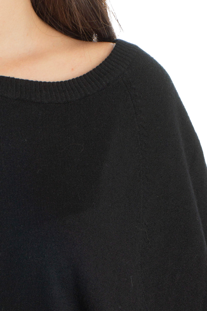 Suéter Blue Sand negro, detalle – ClosetRehab