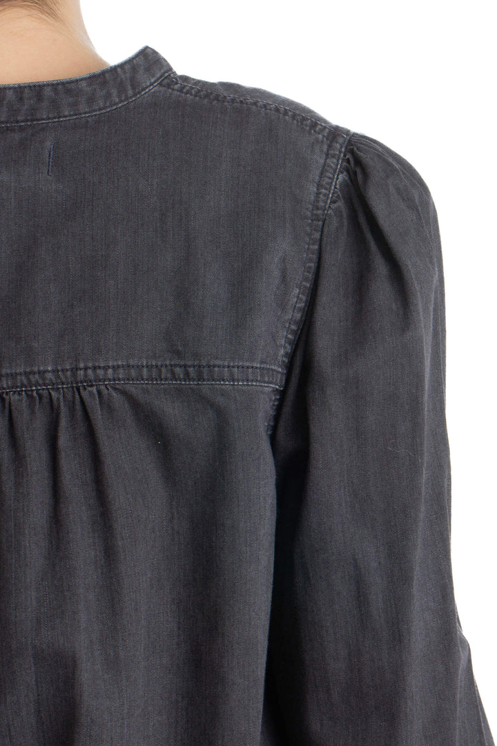 Blusa Madewell gris, detalle 6 – ClosetRehab