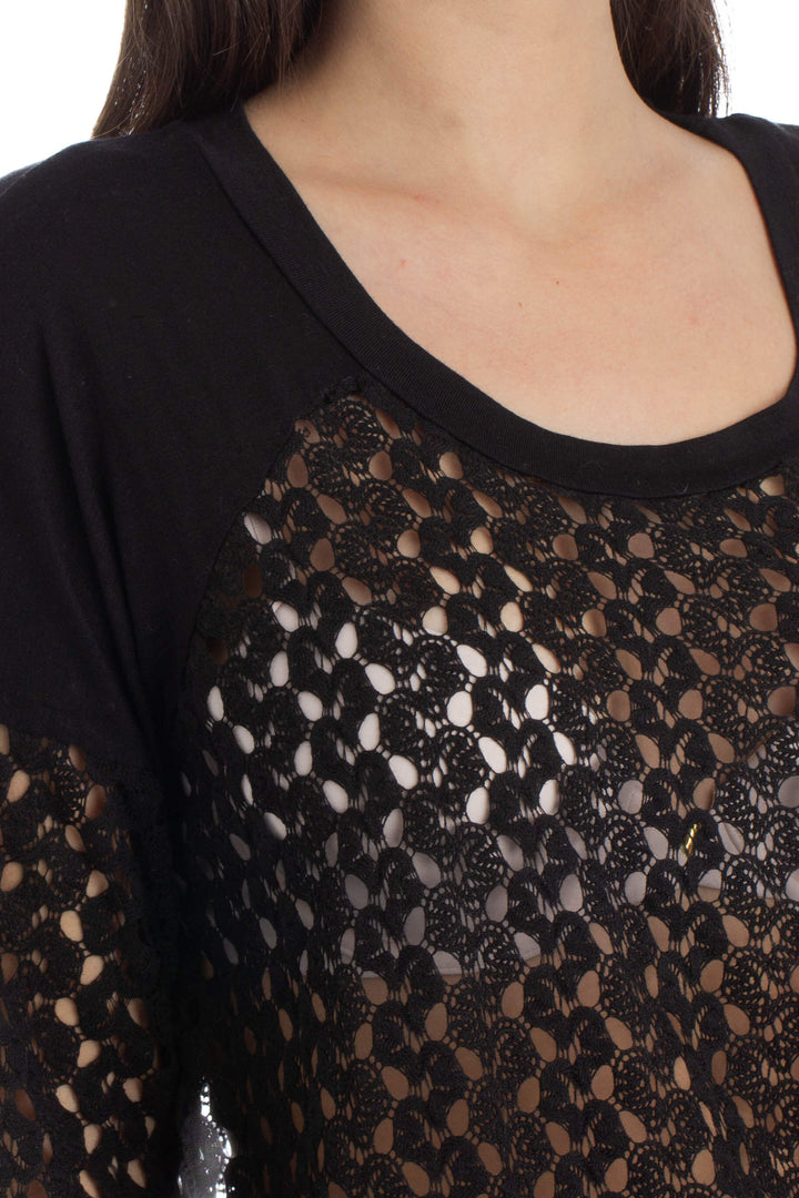 Blusa Bobeau negro, detalle 5 – ClosetRehab