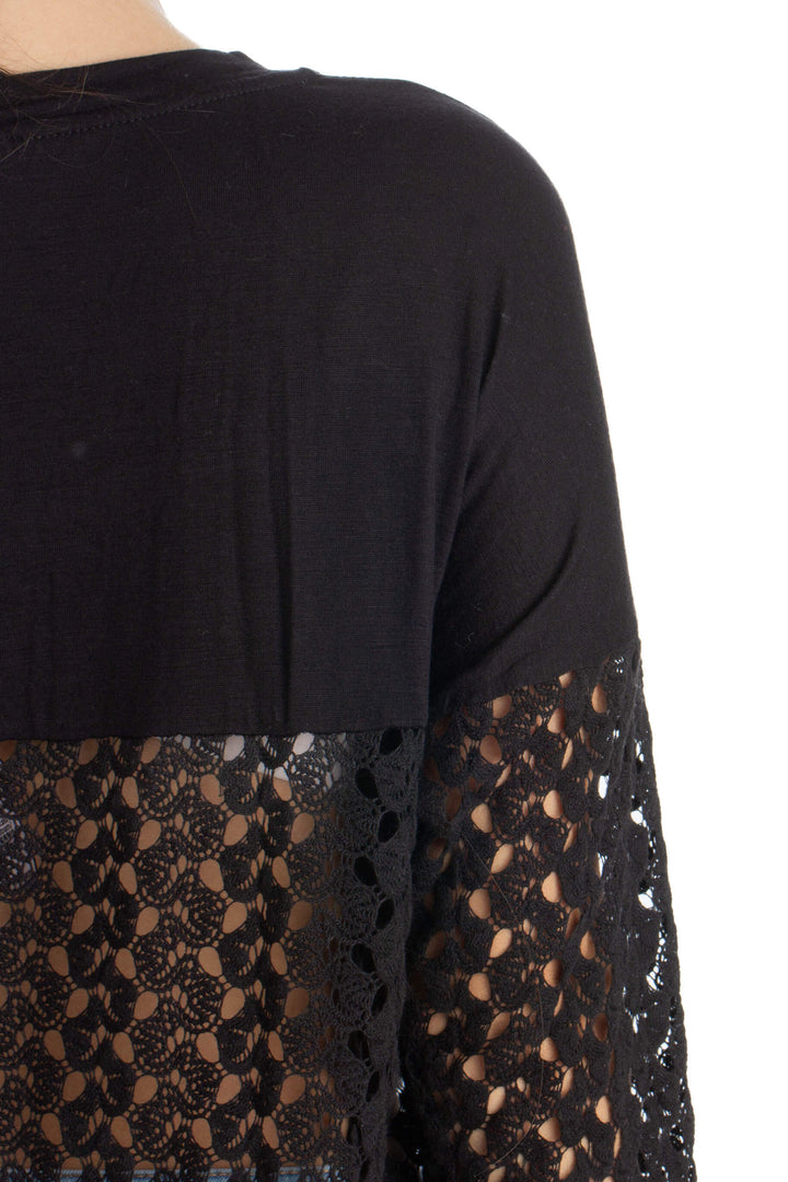 Blusa Bobeau negro, detalle 6 – ClosetRehab
