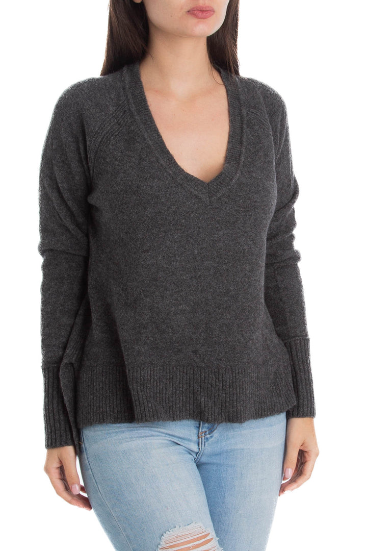 Suéter J.Crew gris, vista posterior – ClosetRehab
