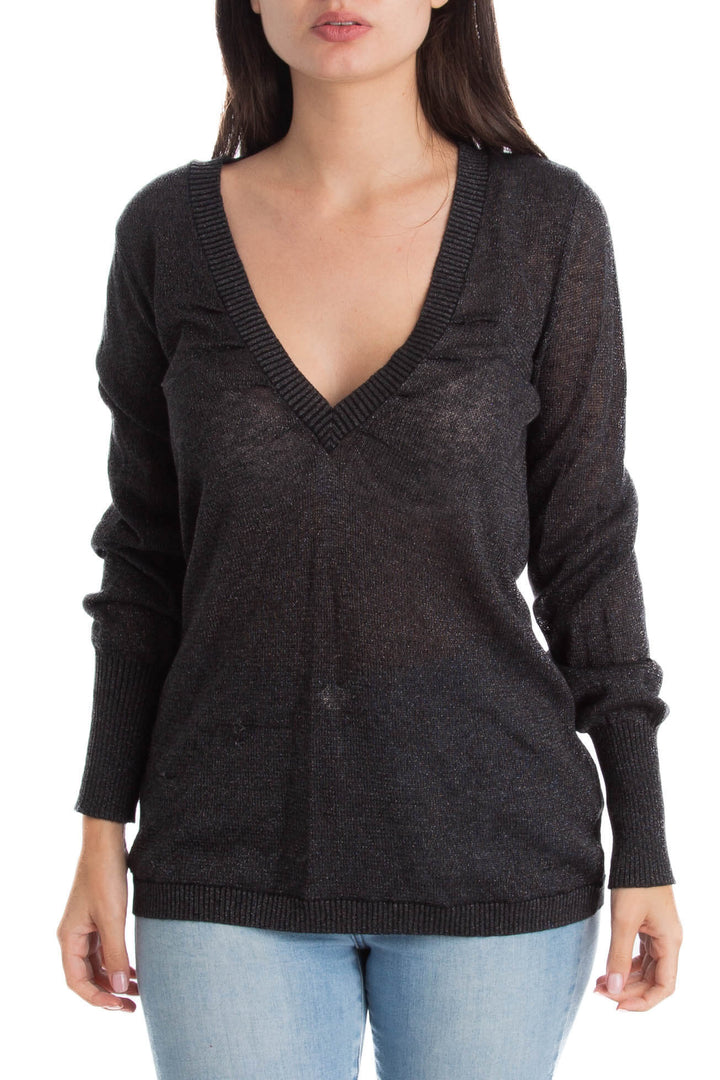 Blusa Yaya negro, vista frontal – ClosetRehab