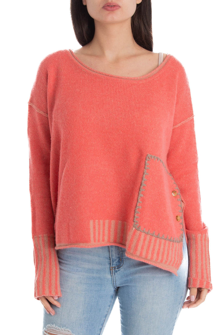 Blusa Moth rosa, vista frontal – ClosetRehab