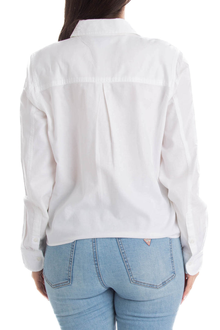 Blusa Madewell blanco, vista lateral – ClosetRehab