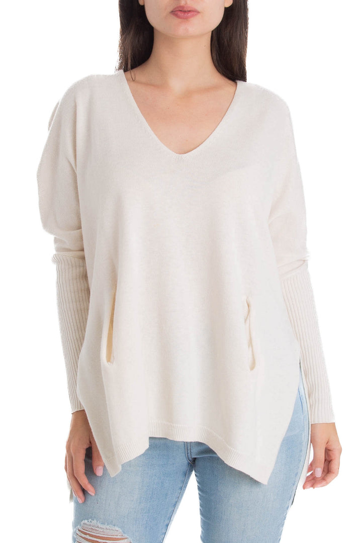 Suéter Babaton beige, vista frontal – ClosetRehab