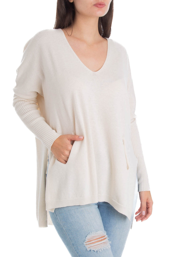 Suéter Babaton beige, vista posterior – ClosetRehab
