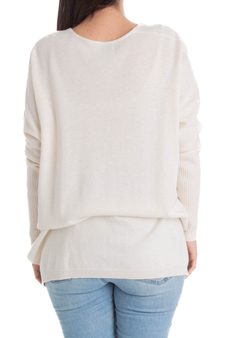 Suéter Babaton beige, vista lateral – ClosetRehab