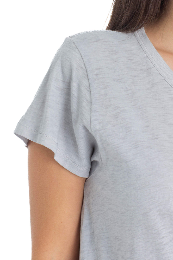 Blusa Rag & Bone gris, detalle 5 – ClosetRehab