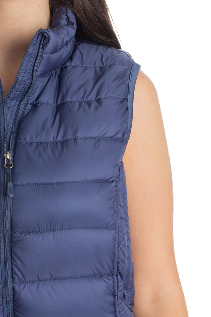 Chaleco 32 Degrees azul, detalle – ClosetRehab