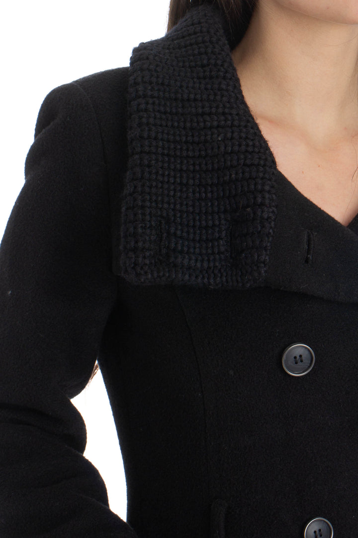 Abrigo Mango negro, detalle 5 – ClosetRehab