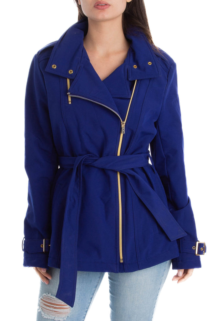 Chamarra Kenneth Cole Reaction azul, vista frontal – ClosetRehab