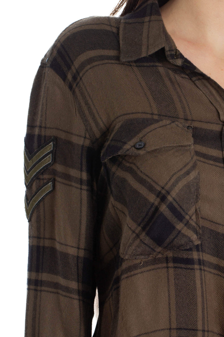 Blusa Rails verde, detalle 5 – ClosetRehab