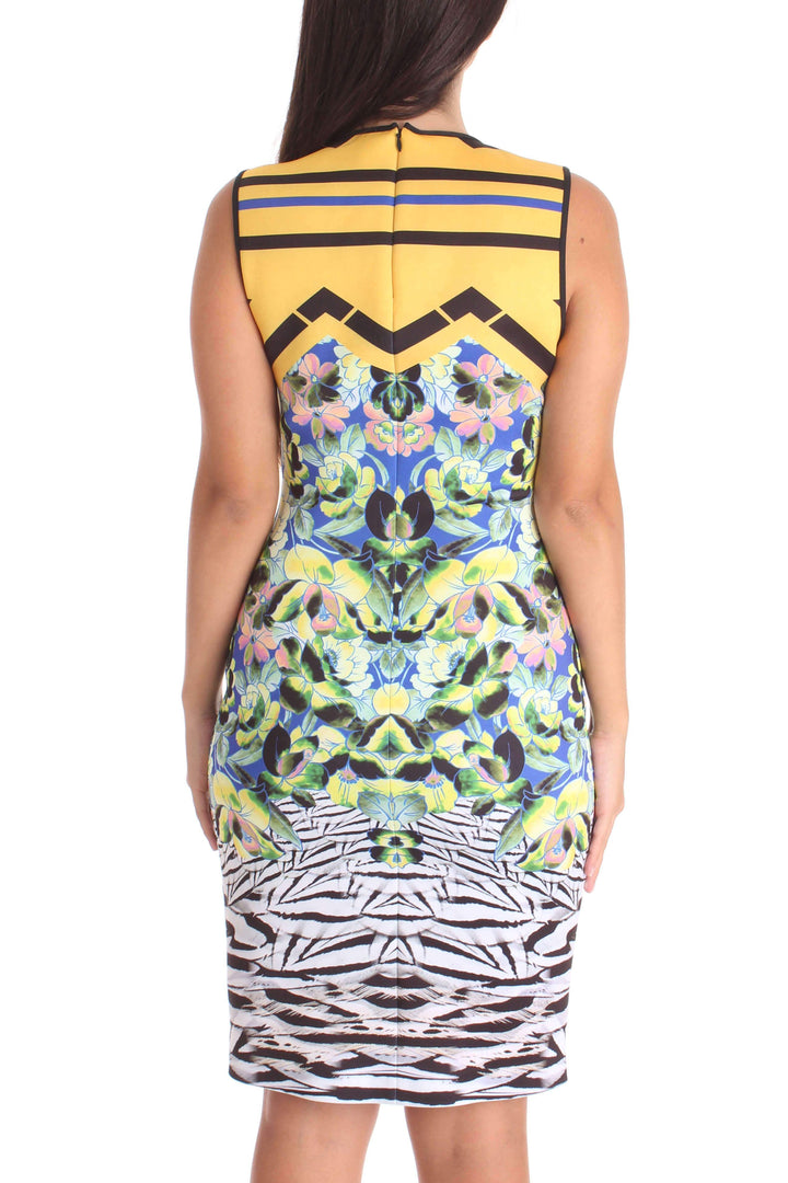 Vestido Clover Canyon estampado, vista posterior – ClosetRehab